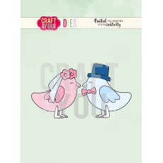 CW084 Wykrojnik /Die-WEDDING BIRDS-PTASZKI-Craft&You Design