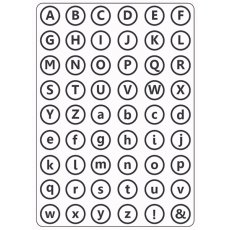 CTFD3013 Crafts Too - Folder do embosingu - alfabet