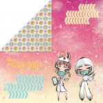 CP-SAH02 Papier dwustronny Craft&You Design 30,5x30,5 Stay at Home 02