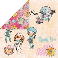 CP-SAH06 Papier dwustronny Craft&You Design 30,5x30,5 Stay at Home 06