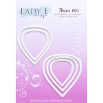 LE-FL003 Wykrojnik -Flower 003 - kwiat 003 -Lady E Design