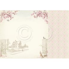 PD32001 Papier dwustronny 30,5x30,5cm-Cherry Blossom Lane-Cherry Blossom Lane