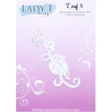 LE-LV005 Wykrojnik -Leaf 005 - listek 005 -Lady E Design