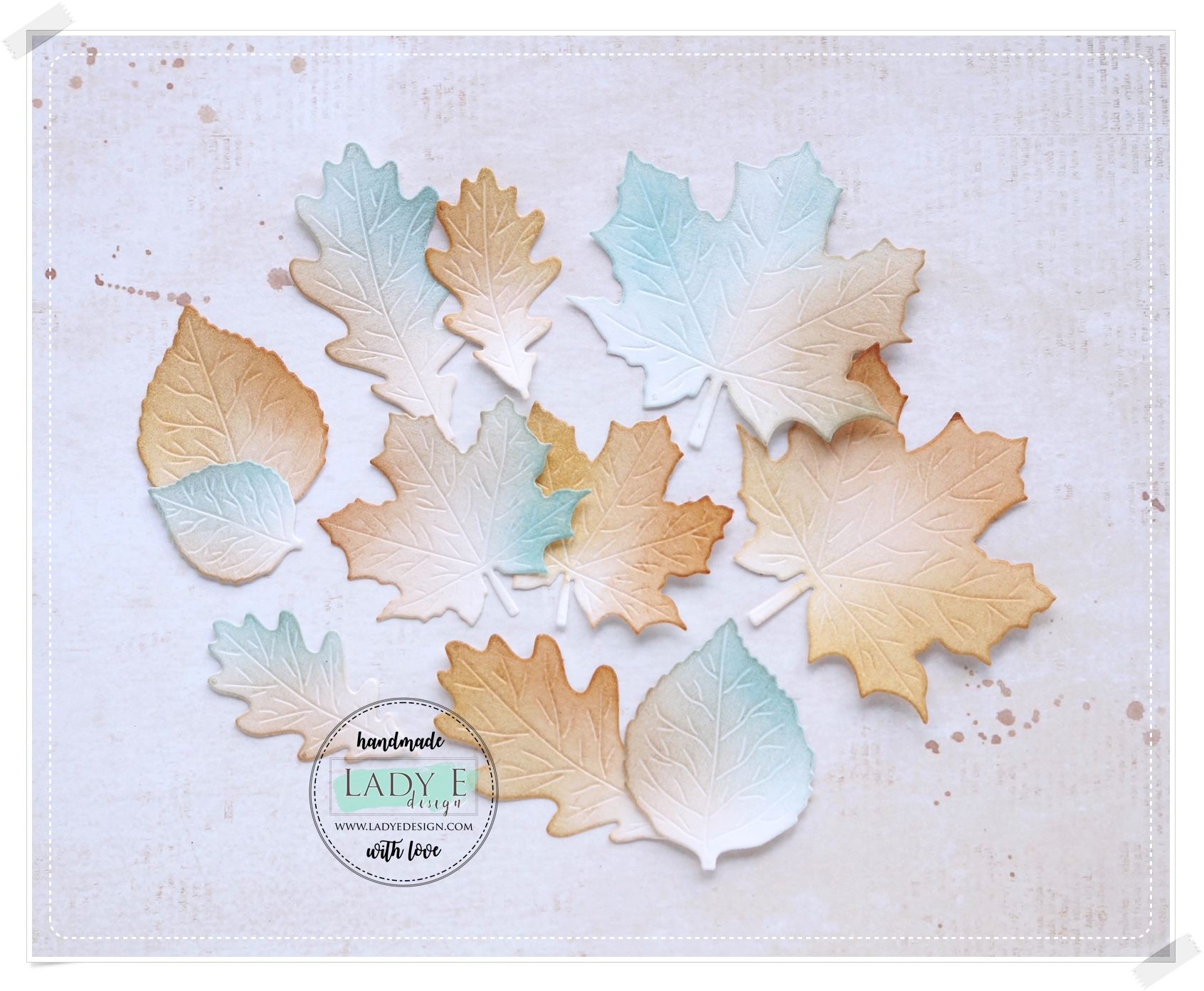 LE-LV007 Wykrojnik -Leaves 007 - listki jesienne 007 -Lady E Design