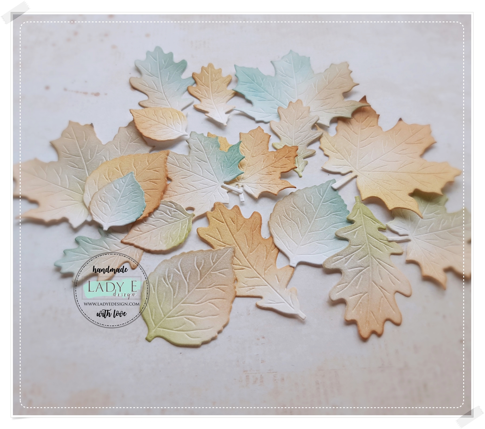 LE-LV007 Wykrojnik -Leaves 007 - listki jesienne 007 -Lady E Design