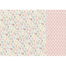 PD16006 Papier dwustronny 30,5x30,5cm-Seaside Stories-Coral reef