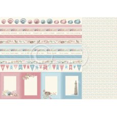 PD16011 Papier dwustronny 30,5x30,5cm-Seaside Stories-Borders