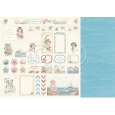PD16012 Papier dwustronny 30,5x30,5cm-Seaside Stories-Cut outs