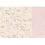 PD32010 Papier dwustronny 30,5x30,5cm-Cherry Blossom Lane-Vintage magazine