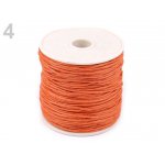 310030-4 Bawełniany sznurek woskowany gr. 1mm - mandarynka