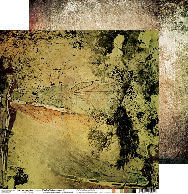 CC-FMS-MM05-04 FADED MEMORIES - 04- DWUSTRONNY PAPIER 30,5X30,5CM