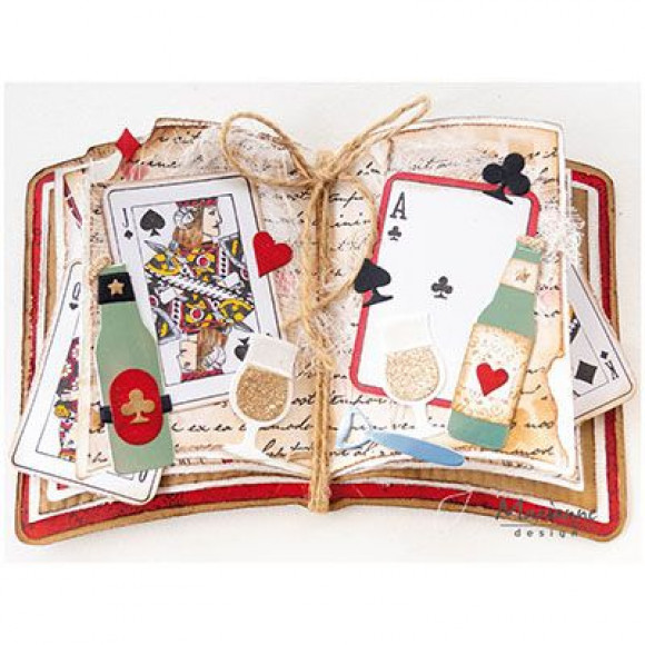 CR1509 Wykrojnik Marianne Design - CrafTables-playing cards- kartydo gry