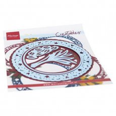 LR0654 Wykrojnik Marianne Design - CreaTables - Tulip doily-serwetka tulipany