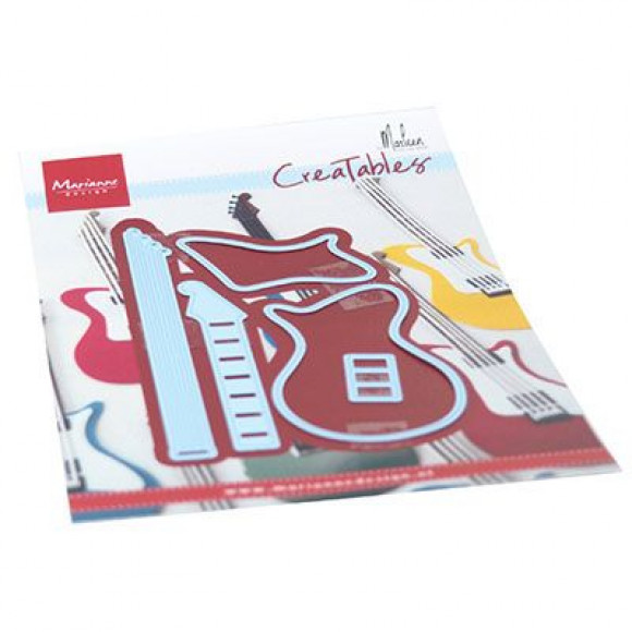 LR0657 Wykrojnik Marianne Design - CreaTables - Guitar by Marleen - gitara