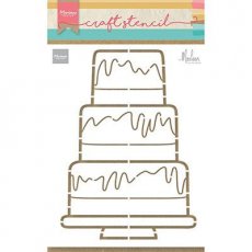 PS8057 Maska - Marianne Design -Party Cake by Marleen - tort