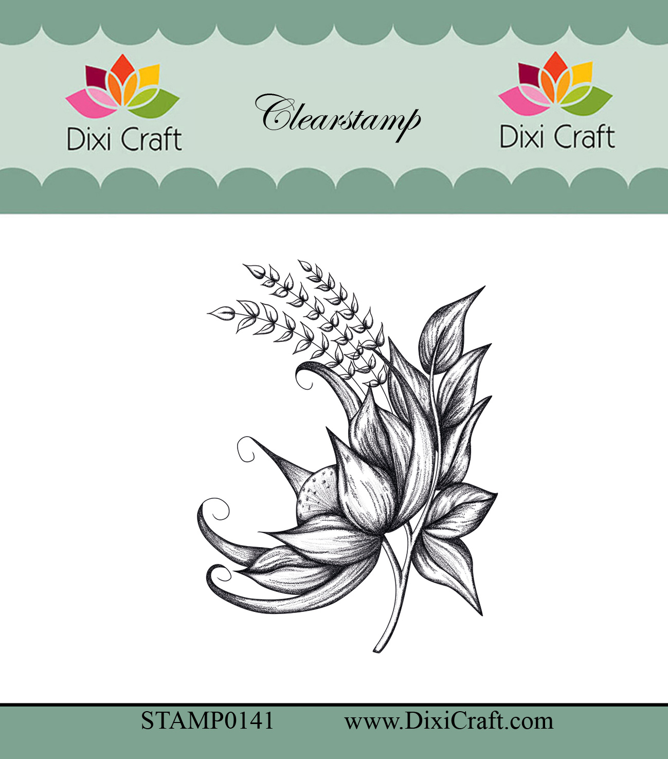 STAMP0141 Stemple Dixi Craft - Botanical Collection-roślina 6