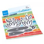 CR1515 Wykrojnik Marianne Design - CrafTables - water lilies by Marleen-lilie wodne