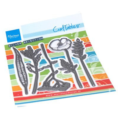 CR1516 Wykrojnik Marianne Design - CrafTables - wild flowers-kwiaty polne