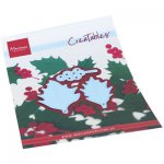 LR0675 Wykrojnik Marianne Design - CreaTables -holly leaves-liście ostrokrzewu