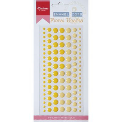 PL4516 Naklejki epoksydowe -żółte odcienie