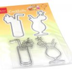 HT1656 Stemple silikonowe z wykrojnikami - Cocktails