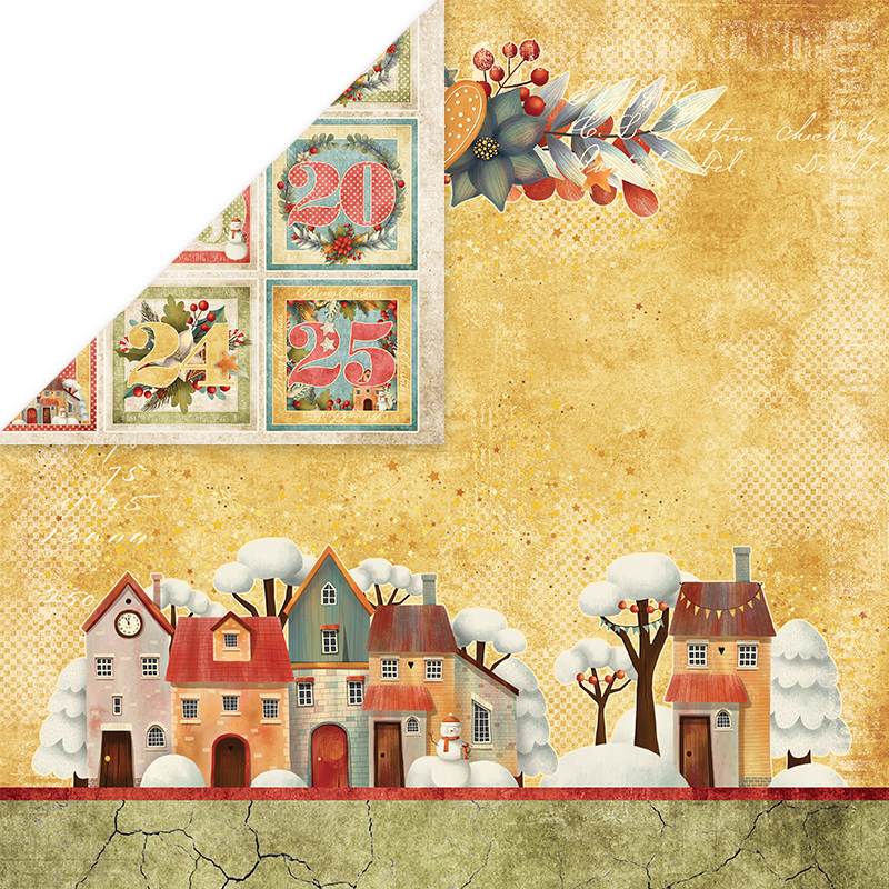 CP-CC03 Papier dwustronny Craft&You Design 30,5x30,5COLORS of CHRISTMAS 03