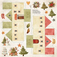 CP-CC09 Papier jednostronny-elementy-Craft&You Design 30,5x30,5 COLORS of CHRISTMAS 09