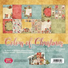 CPS-CC30 Zestaw papierów 30,5x30,5cm-Craft&You Design-COLORS of CHRISTMAS