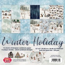 CPS-WH30 Zestaw papierów 30,5x30,5cm-Craft&You Design-WINTER HOLIDAY 