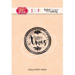 CS003 Stempel akrylowy- HAPPY XMAS