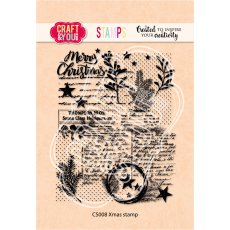 CS008 Stempel akrylowy Xmas stamp 