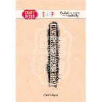 CS010 Stempel akrylowy Digits / Cyfry