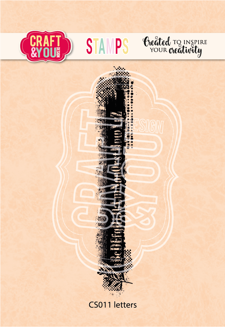 CS011 Stempel akrylowy Letters