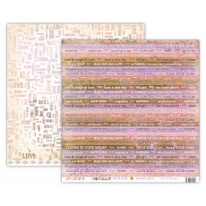 UHK-GG-T Ginger Girl - THOUGHTS-PAPIER DWUSTRONNY 30,5 x 30,5 cm