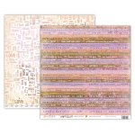 UHK-GG-T Ginger Girl - THOUGHTS-PAPIER DWUSTRONNY 30,5 x 30,5 cm