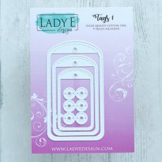 LE-TAG1 Wykrojniki - Tagi zestaw 1 - tags 1 -Lady E Design