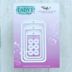 LE-TAG1 Wykrojniki - Tagi zestaw 1 - tags 1 -Lady E Design