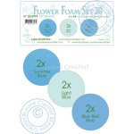 25.6975 Pianka do wykonywania kwiatków A4-zestaw 20 Blue - niebieski