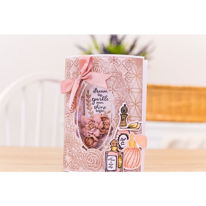 S-RG-MD-RQF Wykrojniki Sara Signature Rose Gold - Rose Quilling Flower-róża 3D