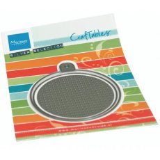 CR1523 bombka haft krzyżykowy canva - cross stich canva circle 