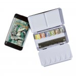 RENAKWKAS9 Komplet akwareli w metalowej kasecie Renesans - 6 półkostek