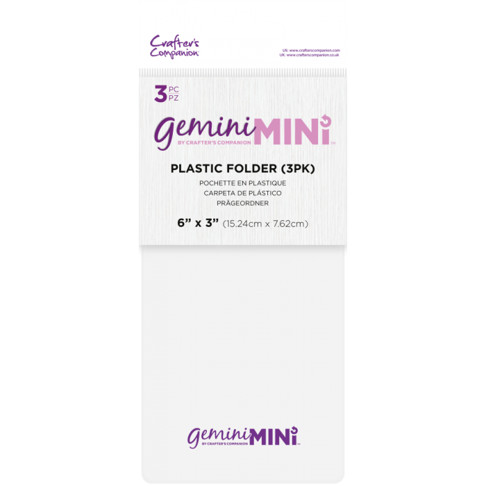 GEMII-MINI-ACC-FOLD Gemini Mini II Zestaw płytek/folderów do maszynki - 3szt