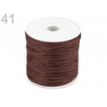 310030-41 Bawełniany sznurek woskowany gr. 1mm -brązowy