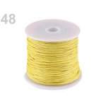 310030-48 Bawełniany sznurek woskowany gr. 1mm -żółty narcyzowy