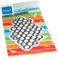 CR1534 Wykrojnik Marianne Design - CreaTables - Art Texture Dots - tło, tekstura, kropki, kółka