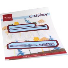 LR0695 Wykrojnik Marianne Design - CreaTables - Flower Display - wazon, menzurka, probówka, na kwiaty