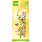 TC0863 Stemple silikonowe - Tiny's border - Meadow - border, łąka, motylek