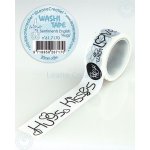 61.7170 Washi tape Sentiments English "Hugs" 20mm x 5m - taśma napisy hugs