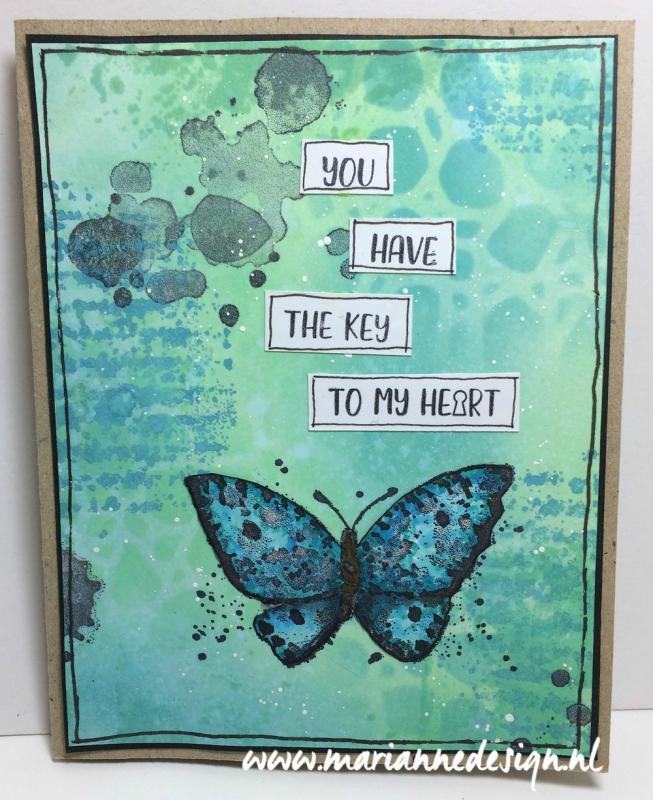 MM1616 Stemple Marianne Design - Texture stamps - Imprint - tło, odcisk, plama