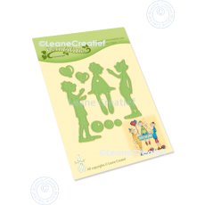 45.7224 Wykrojnik Leane Creatief - Clowns - klaun, klauni